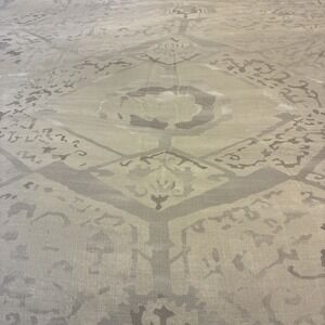 Southern Living Full/queen Duvet Cover  Gentry 100% Cotton Tan Gray